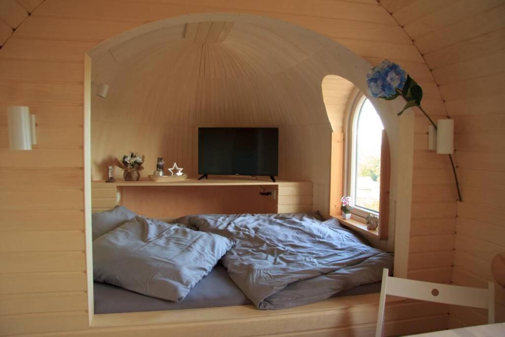 شقة Schmidis Igluhuts Im Pfaffenwinkel - Tiny House 1 Apfeldorf المظهر الخارجي الصورة